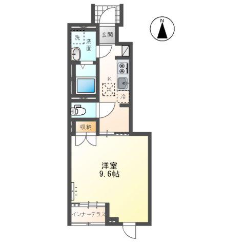 東別所町アパートTR1013N1(1K/1階)の間取り写真
