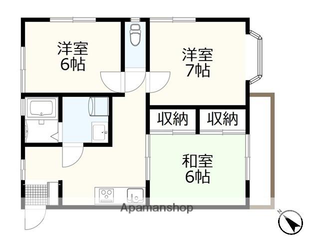 ハイツシーマ(3DK/2階)の間取り写真