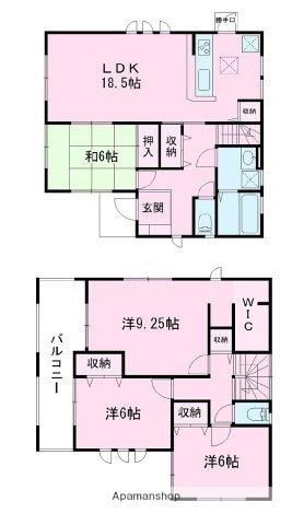 東武鉄道小泉線 竜舞駅 徒歩7分 2階建 築5年(4LDK)の間取り写真