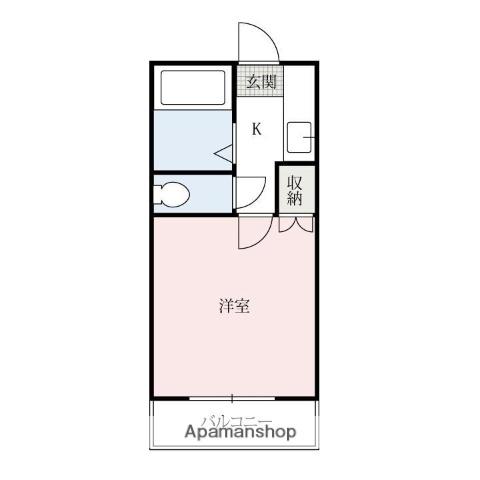 パーソンハイツイケダ(1K/1階)の間取り写真