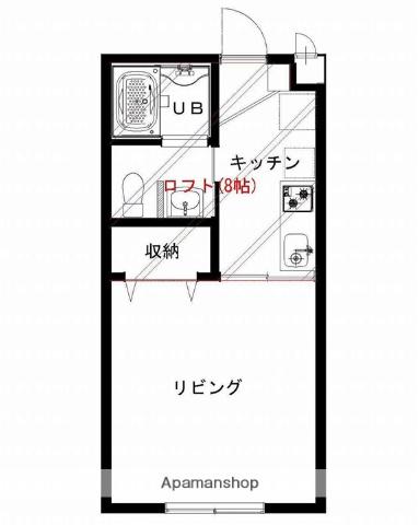 BELLO 2510(1K/1階)の間取り写真