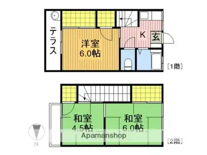 村野ハイツ(3K)の間取り写真