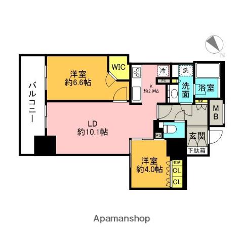 シティタワー上尾駅前 26階階 間取り