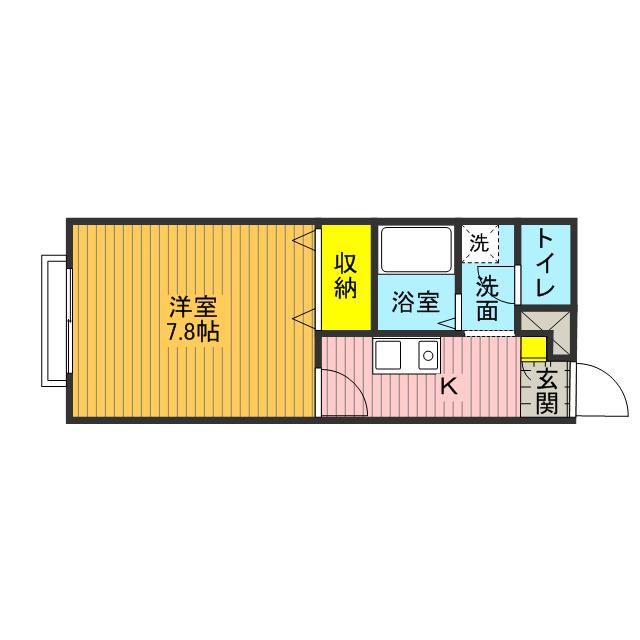 アムールAK 1階階 間取り