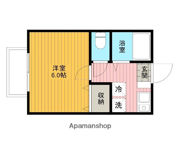 パルジェ宮原(1K/2階)の間取り写真