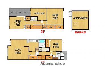 ドミールヤマノウチＡ(4LDK)の間取り写真