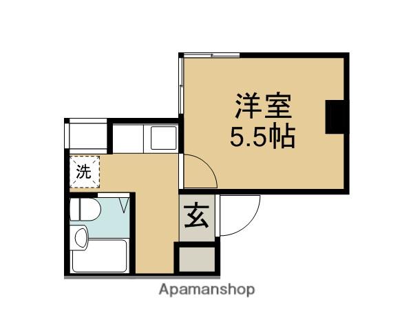 パーク常盤(1K/4階)の間取り写真