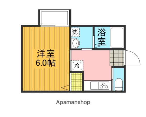 コスモヴィラ参番館(1K/1階)の間取り写真