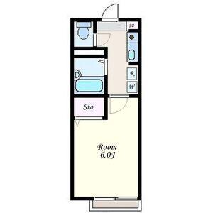 セフィラ HIGH FIELD B棟(1K/2階)の間取り写真