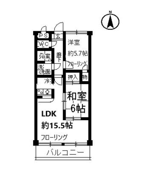 サンプレミール浦和 2階階 間取り