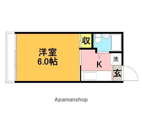 シティハイム山田 1階階 間取り