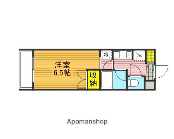 グリーンハイツ(1K/2階)の間取り写真