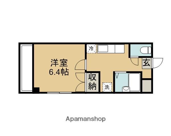 栄和ハイツ18(1K/1階)の間取り写真