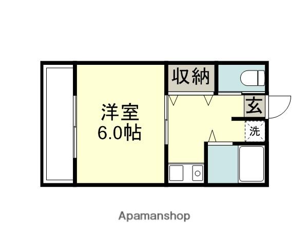 イースタンハイツ(1K/3階)の間取り写真