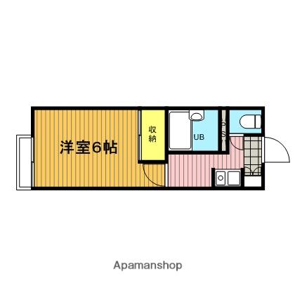 SEPHIRA HIGH FIELD(1K/2階)の間取り写真