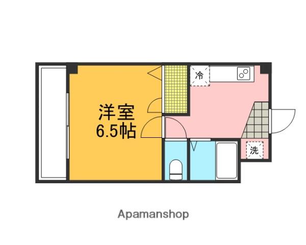 アネックス南与野2期(1K/2階)の間取り写真
