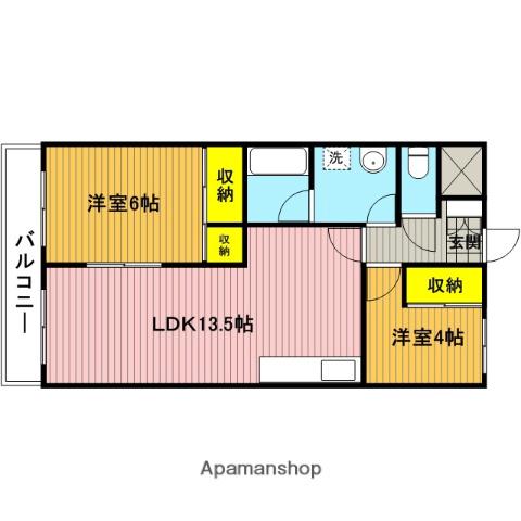 ウッドサイド浦和 2階階 間取り