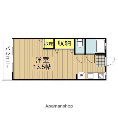 平田マンション(1K/4階)の間取り写真