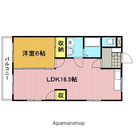 細井マンション 1階階 間取り