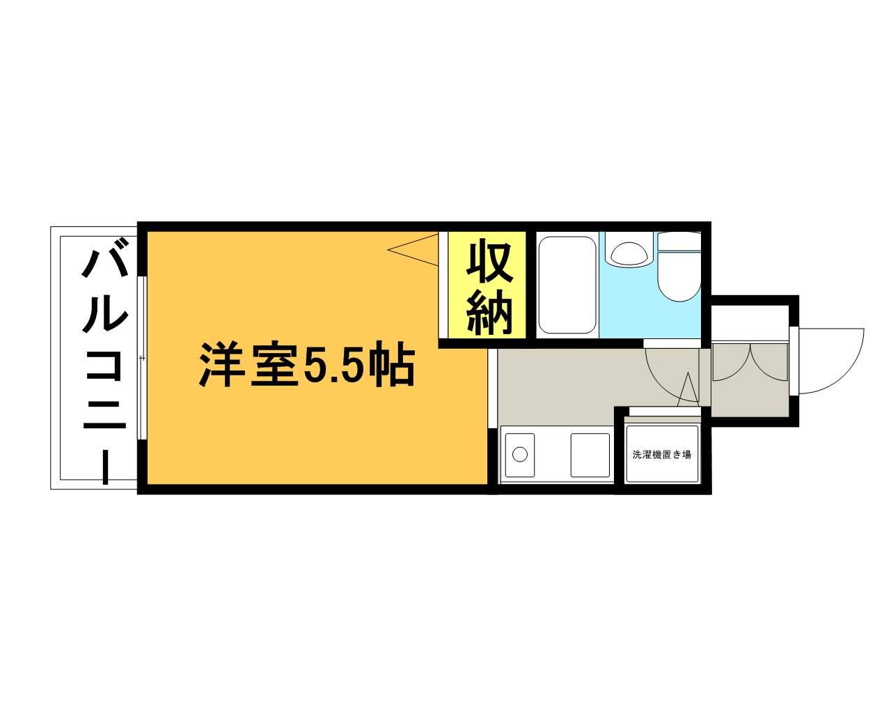 ジョイフル浦和仲町(ワンルーム/7階)の間取り写真