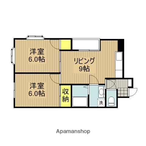 ドルチェ瀧澤(ワンルーム/1階)の間取り写真