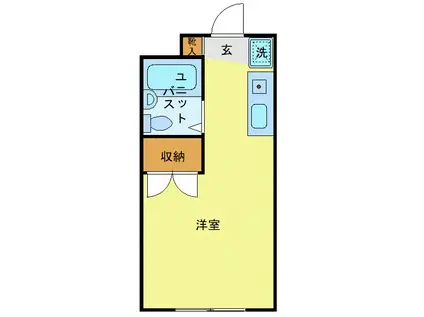 コンフォートマンション北戸田(1K/3階)の間取り写真
