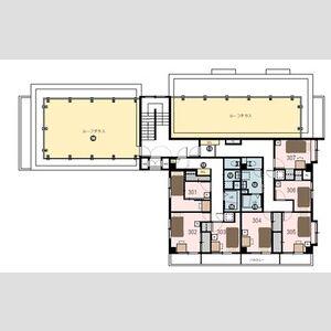 シェアス浦和(ワンルーム/3階)の間取り写真