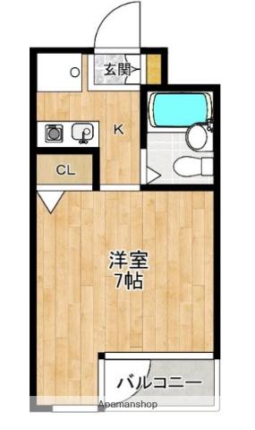 メゾン南浦和 4階階 間取り