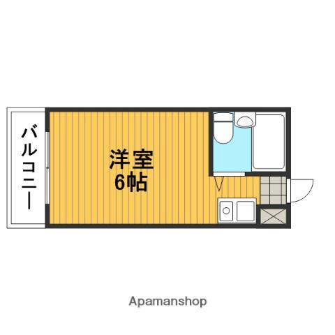 パークアベニュー南浦和(ワンルーム/2階)の間取り写真