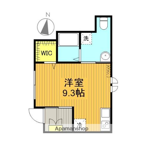 キャメル指扇駅前(ワンルーム/1階)の間取り写真