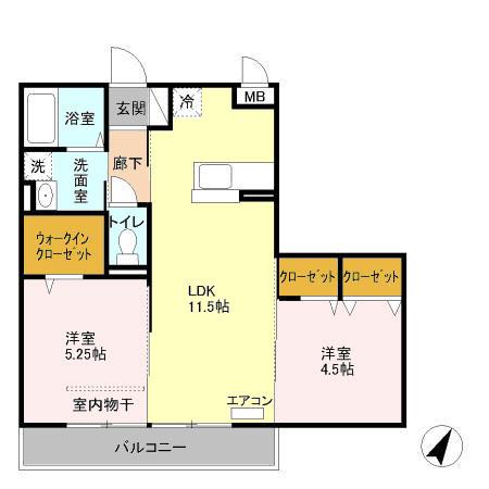 グレイス 2階階 間取り