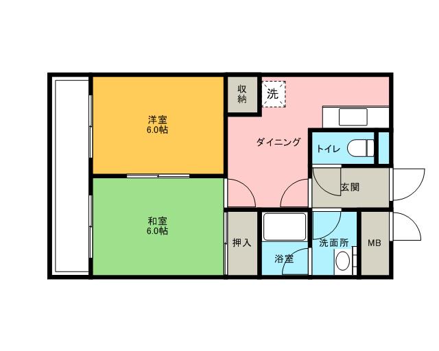 セイワプラザ 2階階 間取り