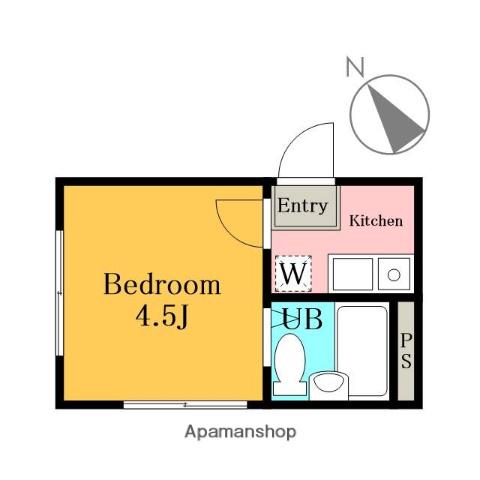 DRホームズ川口元郷Ⅱ(1K/3階)の間取り写真
