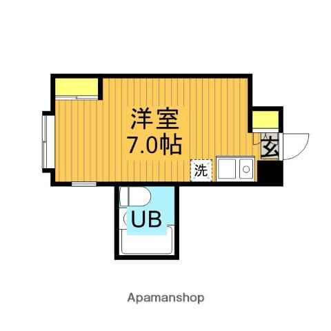 パッション川口南町(ワンルーム/4階)の間取り写真