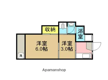 田崎マンション(2K/2階)の間取り写真