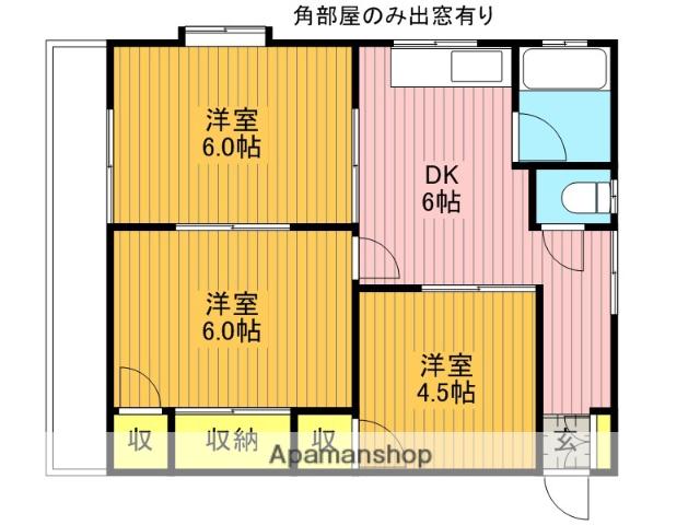 メゾン鶴 2階階 間取り