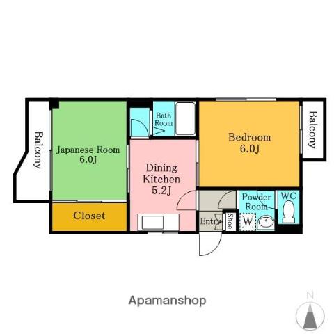 中村ビル 2階階 間取り