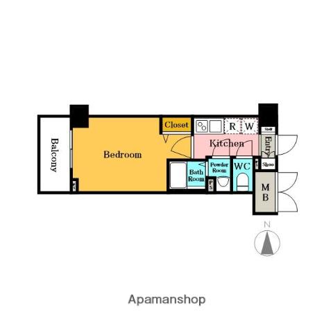 N-STAGE鳩ヶ谷(1K/10階)の間取り写真