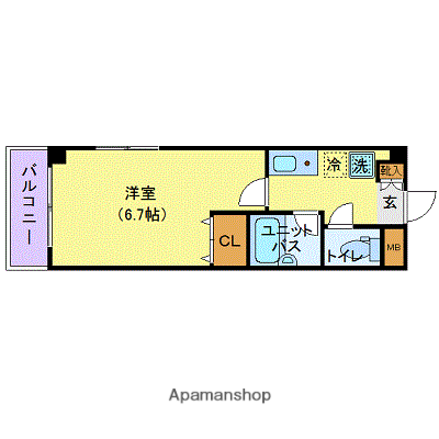 アクシーズV 2階階 間取り