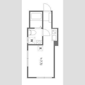 エスビーメゾン南鳩ケ谷(ワンルーム/2階)の間取り写真