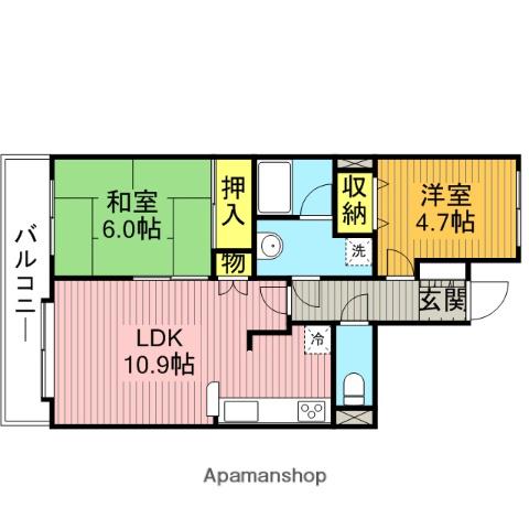川口幸町パーク・ホームズ 5階階 間取り