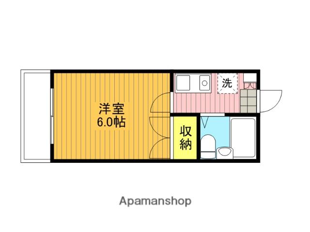 アートビレッジ(1K/1階)の間取り写真