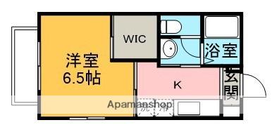 リフレスコ(1K/1階)の間取り写真