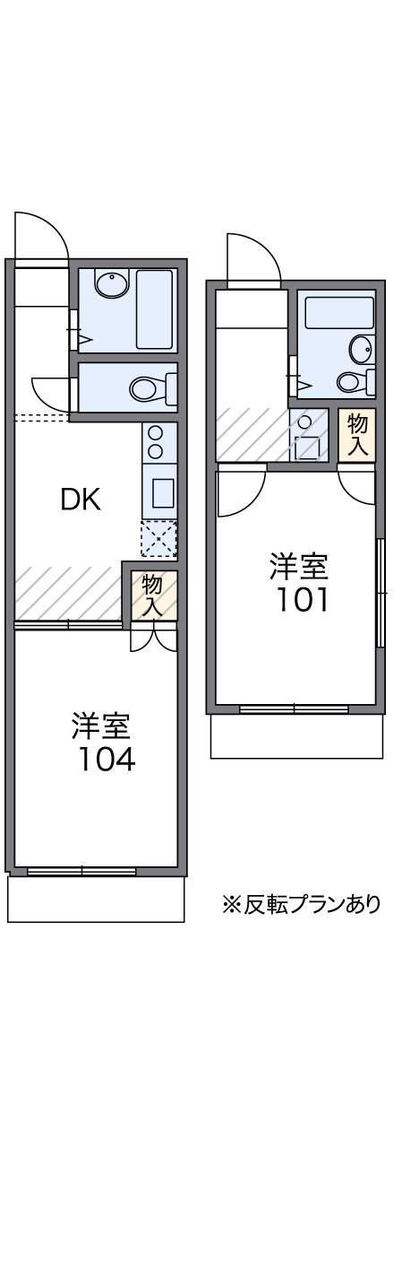 レオパレスKobayashi 2階階 間取り