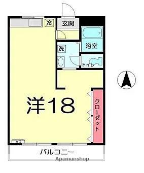 サニーハイツ日進(ワンルーム/3階)の間取り写真