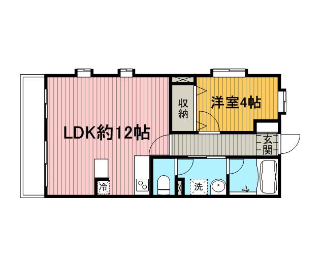 シュロスさいたま新都心 3階階 間取り