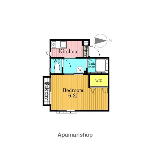 メゾン・セシリア(1K/2階)の間取り写真