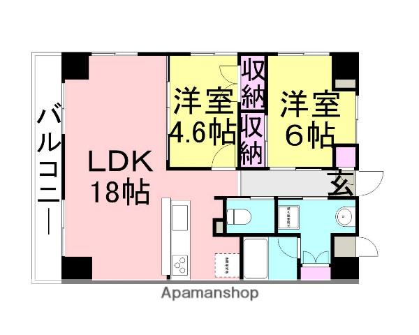 エフガーデン 8階階 間取り
