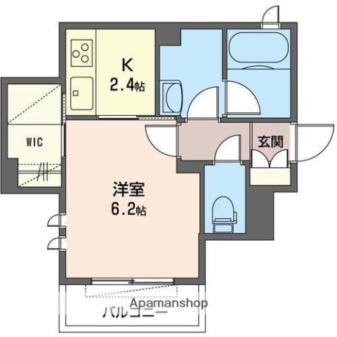 エスト ヴィレ ナカノ(1K/1階)の間取り写真