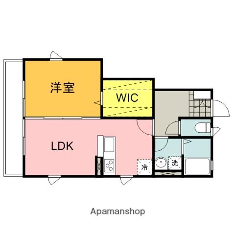 WITH HEIM Ⅲ(1LDK/1階)の間取り写真